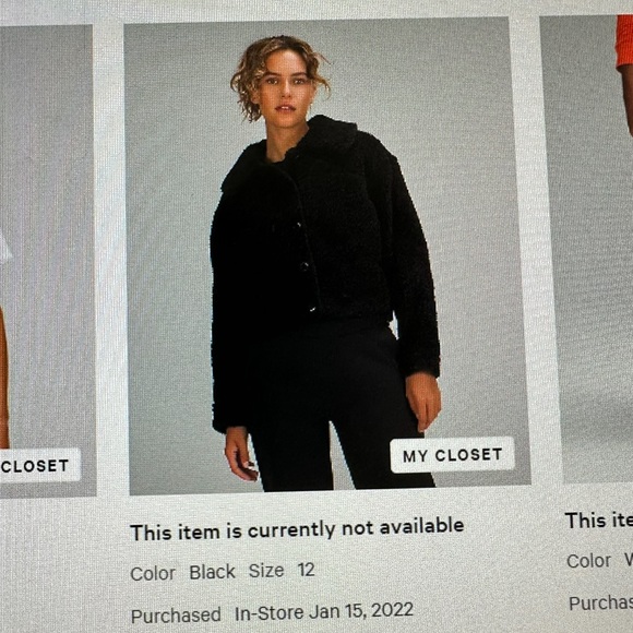 Lululemon textured fleece button jacket - Picture 9 of 13